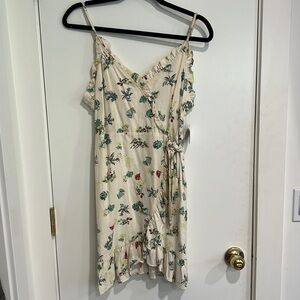 NWT Side tie tropical dress